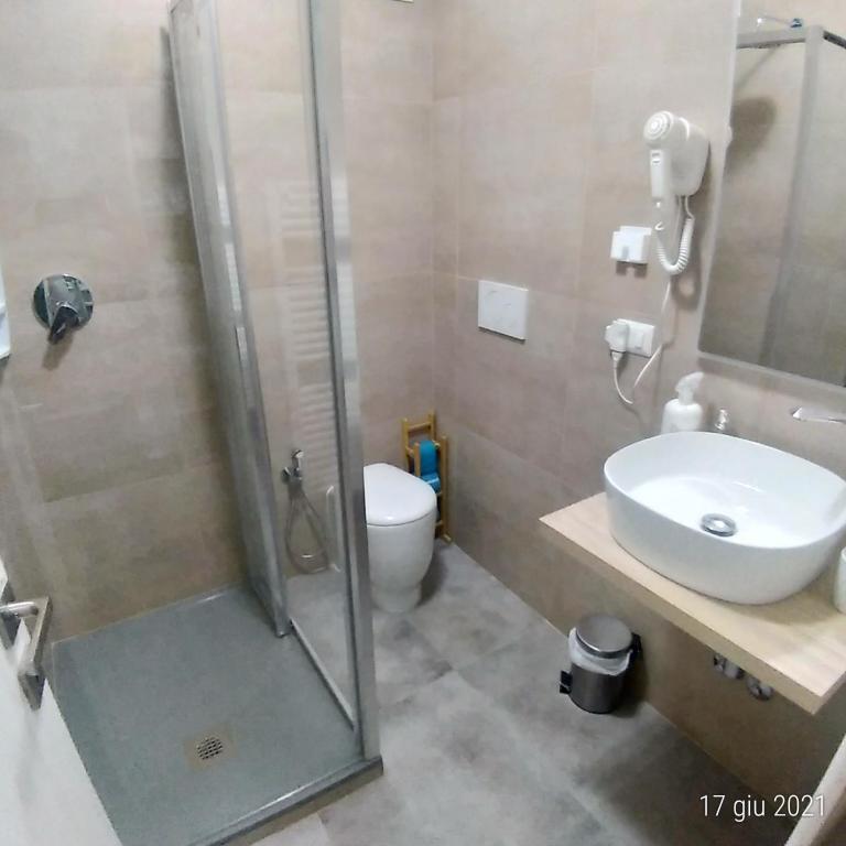 Koupelna v ubytování Cornizzolo bed breakfast