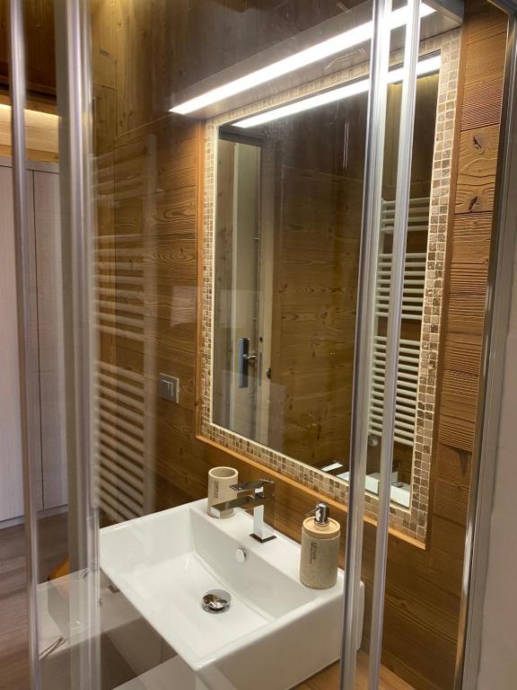 Kúpeľňa v ubytovaní Sottosopra Alps Apartments & Rooms