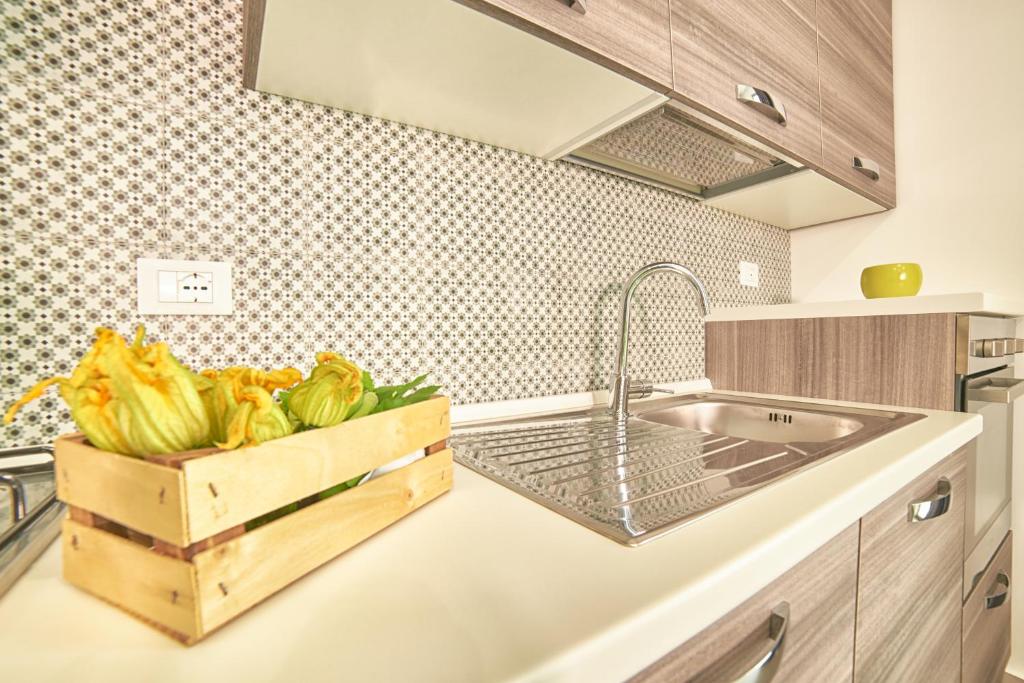 A kitchen or kitchenette at Il Casale di Monacella