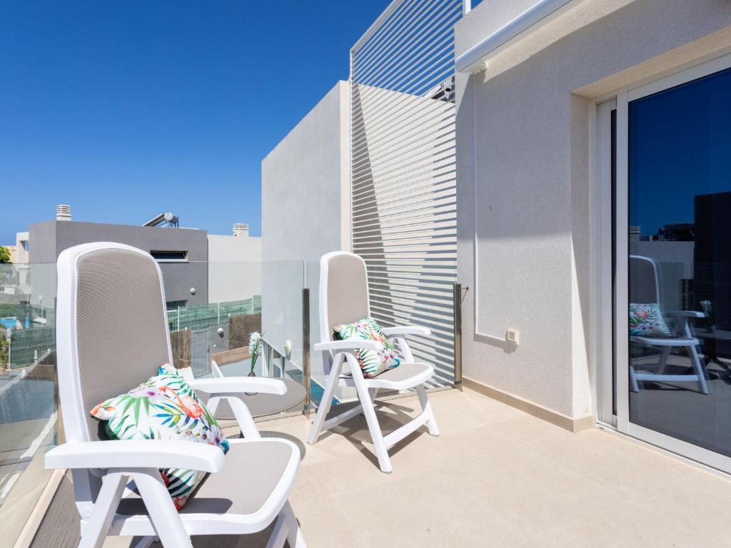 Balkón alebo terasa v ubytovaní Villa Blanca Playa Paraíso by Interhome