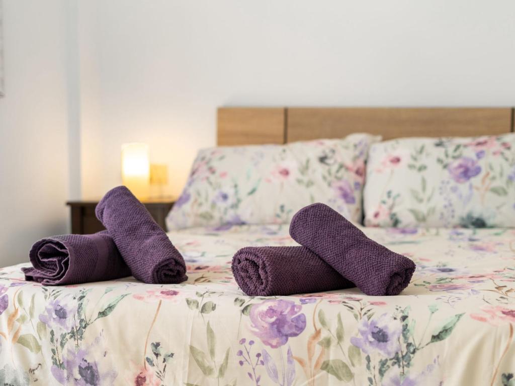 Posteľ alebo postele v izbe v ubytovaní Apartment Oasis by Interhome