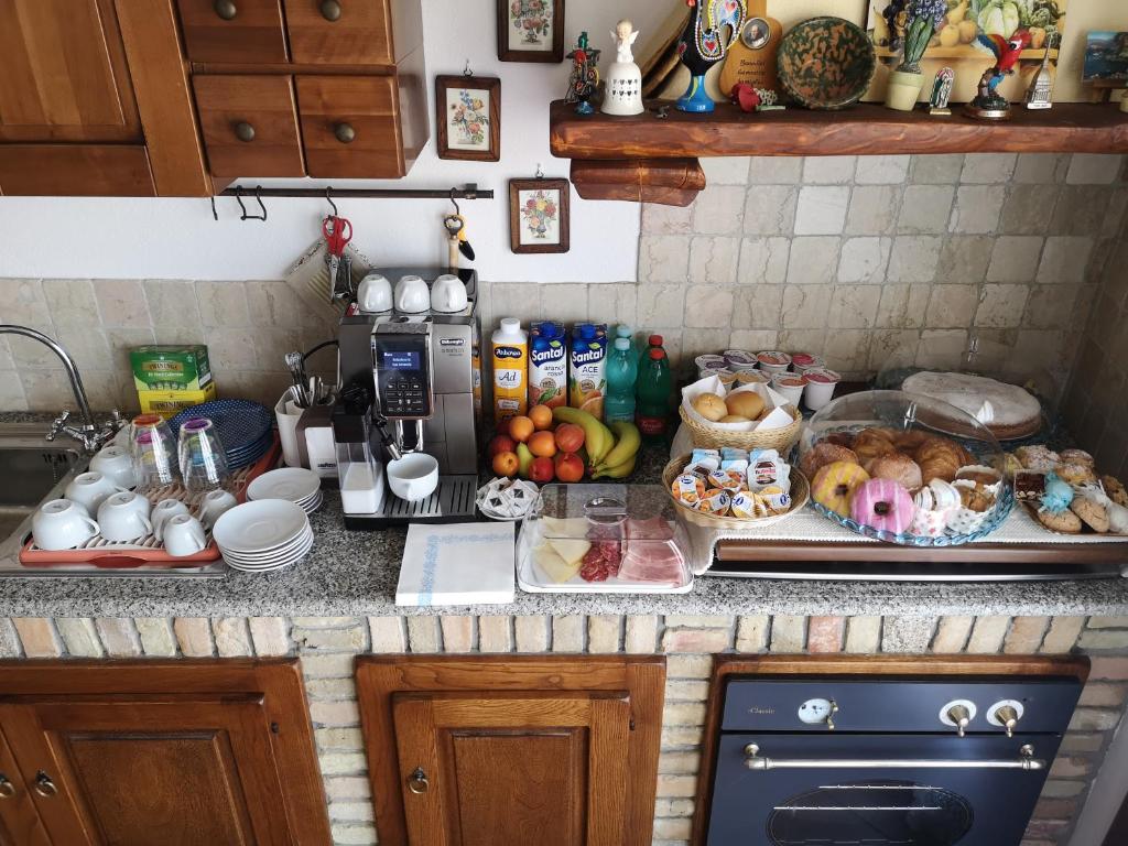 Kuchyň nebo kuchyňský kout v ubytování B&B Ametista