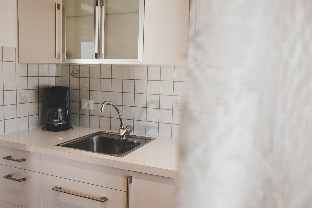 Kuchyň nebo kuchyňský kout v ubytování Guesthouse Christine
