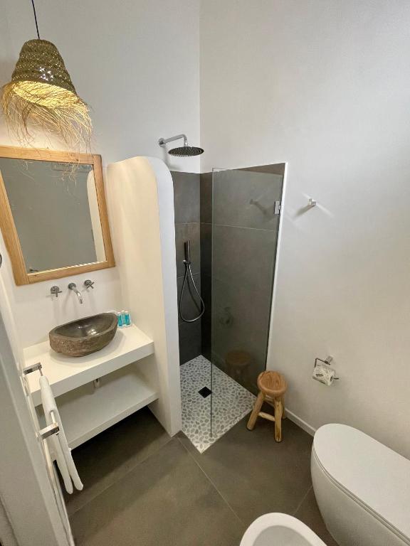 Koupelna v ubytování Salento Boutique Suite