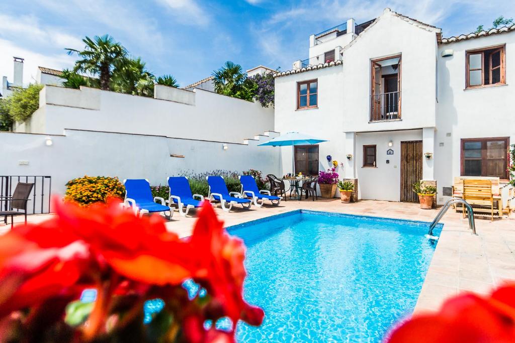 The swimming pool at or close to Casa Sol - traditional village house with pool and view