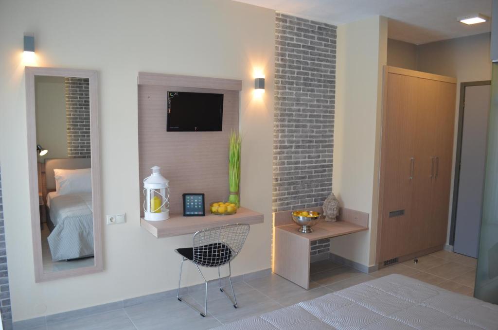 TV a/nebo společenská místnost v ubytování Galaxy City Hotel