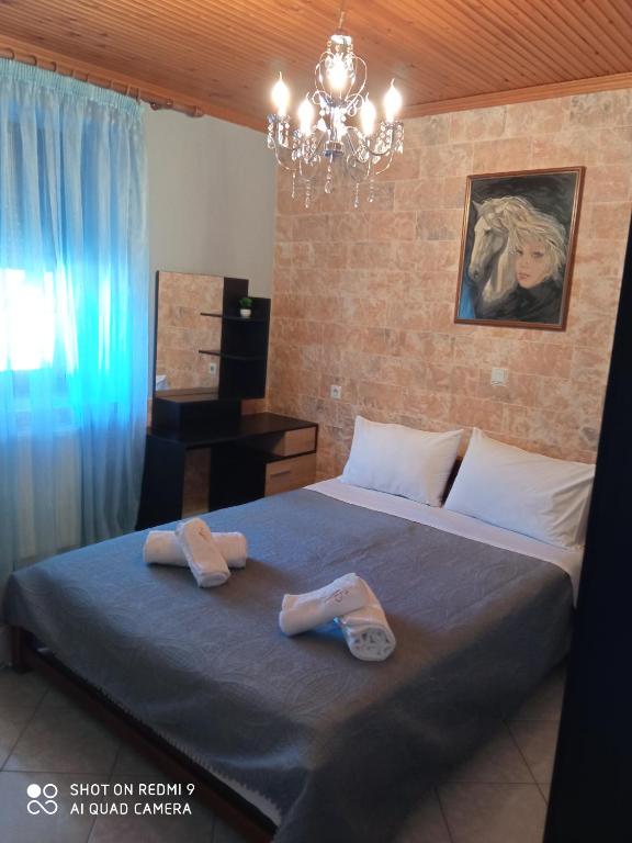 Posteľ alebo postele v izbe v ubytovaní Annas apartment