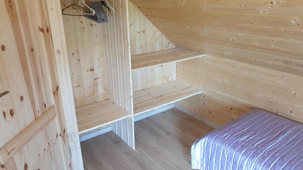 Postel nebo postele na pokoji v ubytování Drewniak