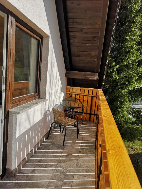 Balkón nebo terasa v ubytování Apartments Gaby