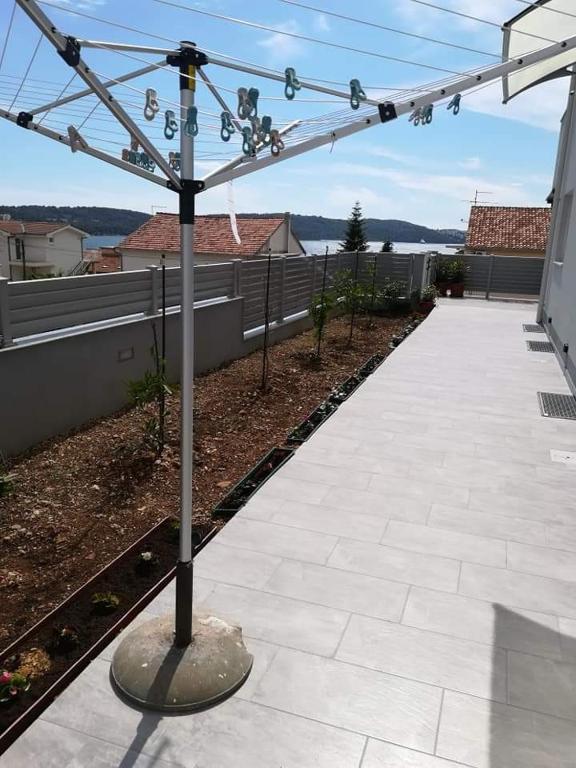 Balkon lub taras w obiekcie Apartmani Manuela