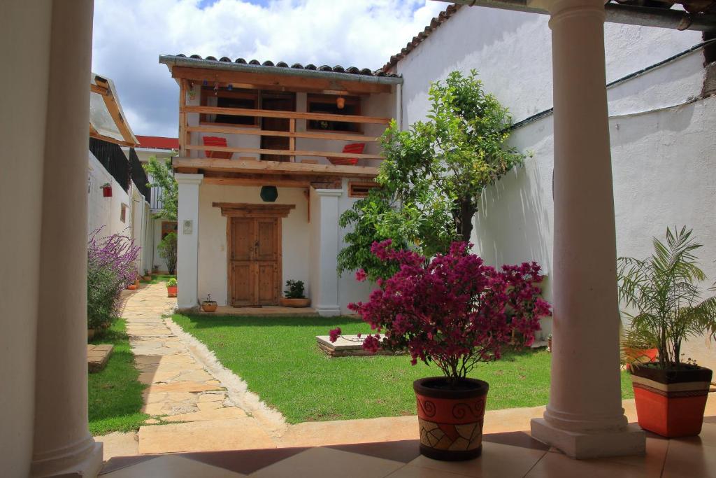 Zahrada ubytování Gaia Guest House