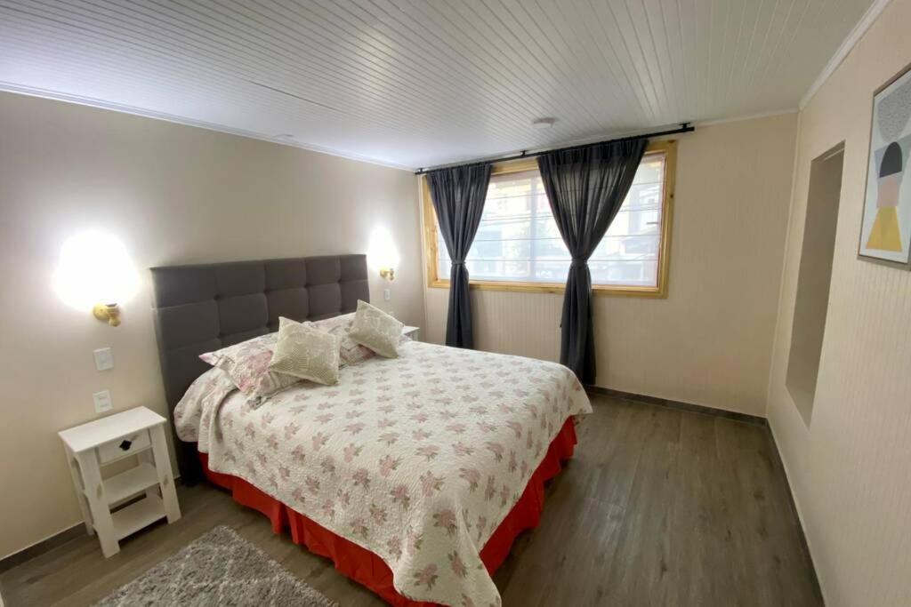 Katil atau katil-katil dalam bilik di Depto Privado Temuco Centro