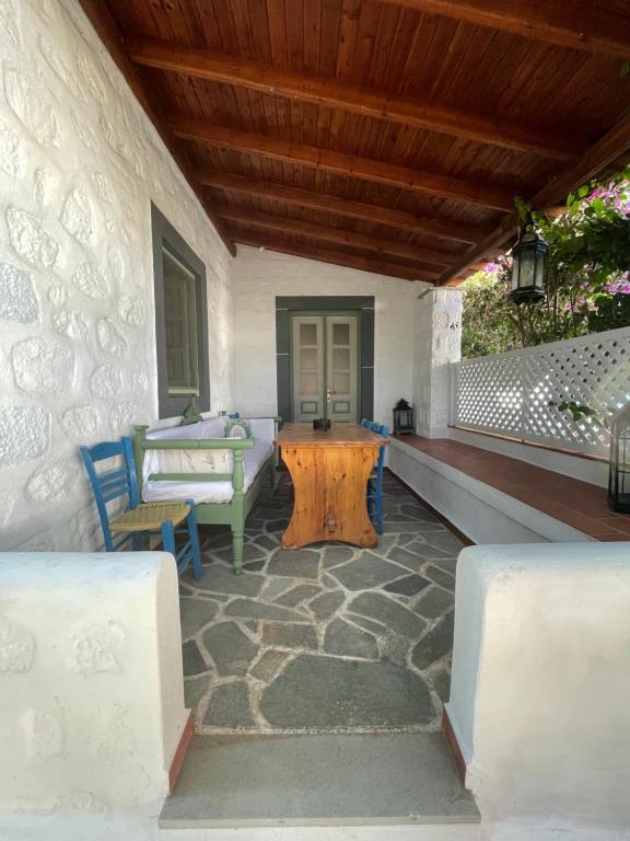 Гостиная зона в Patmos Villas