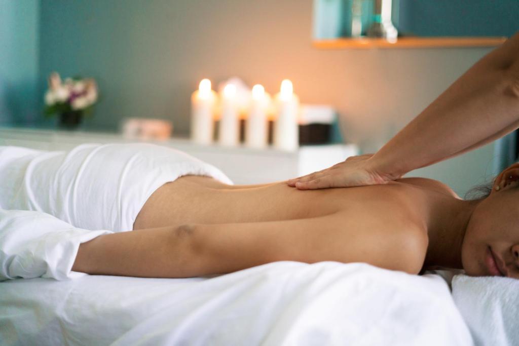 Lázně a/nebo wellness v ubytování Le Richebourg Hôtel, Restaurant & Spa