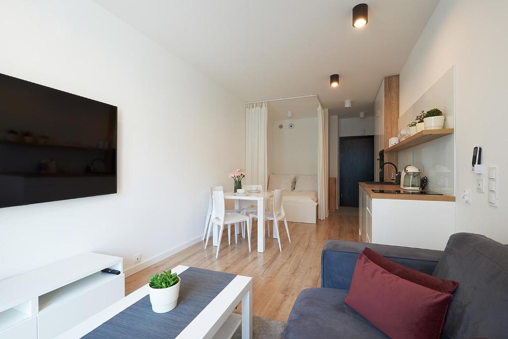 Kuchyňa alebo kuchynka v ubytovaní Apartament Dębowiec