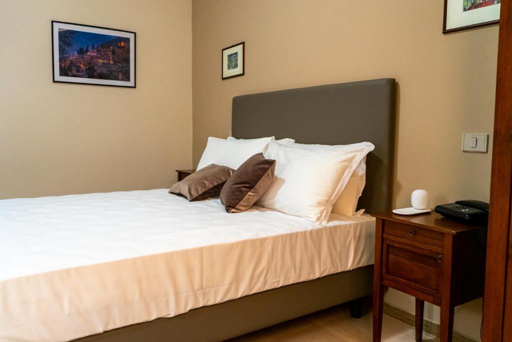 Posteľ alebo postele v izbe v ubytovaní Hotel & Spa Villa dei Mosaici