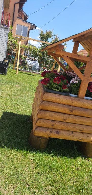 Zahrada ubytování Apartman Iva