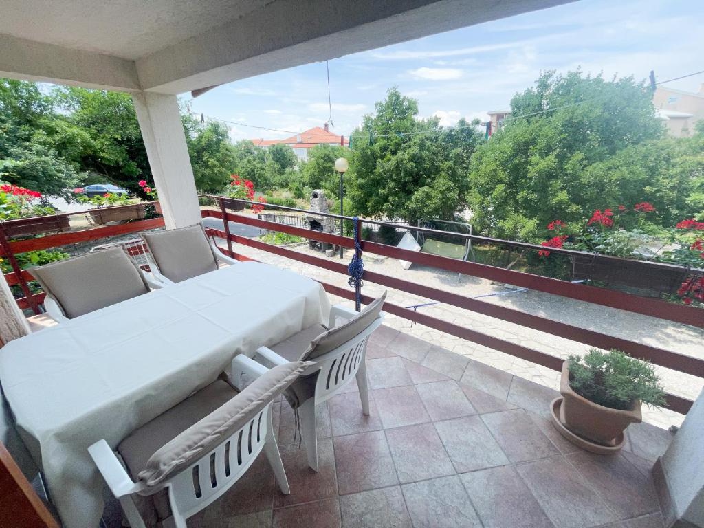 Balkón nebo terasa v ubytování Apartmani Matković