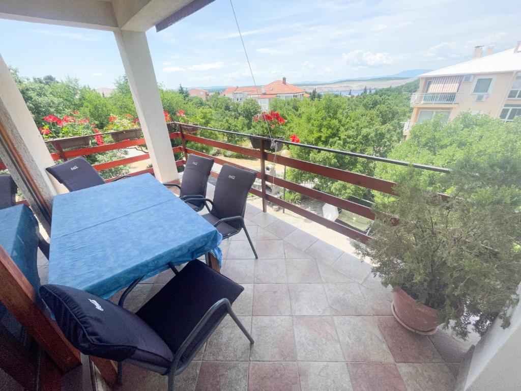 Balkón nebo terasa v ubytování Apartmani Matković