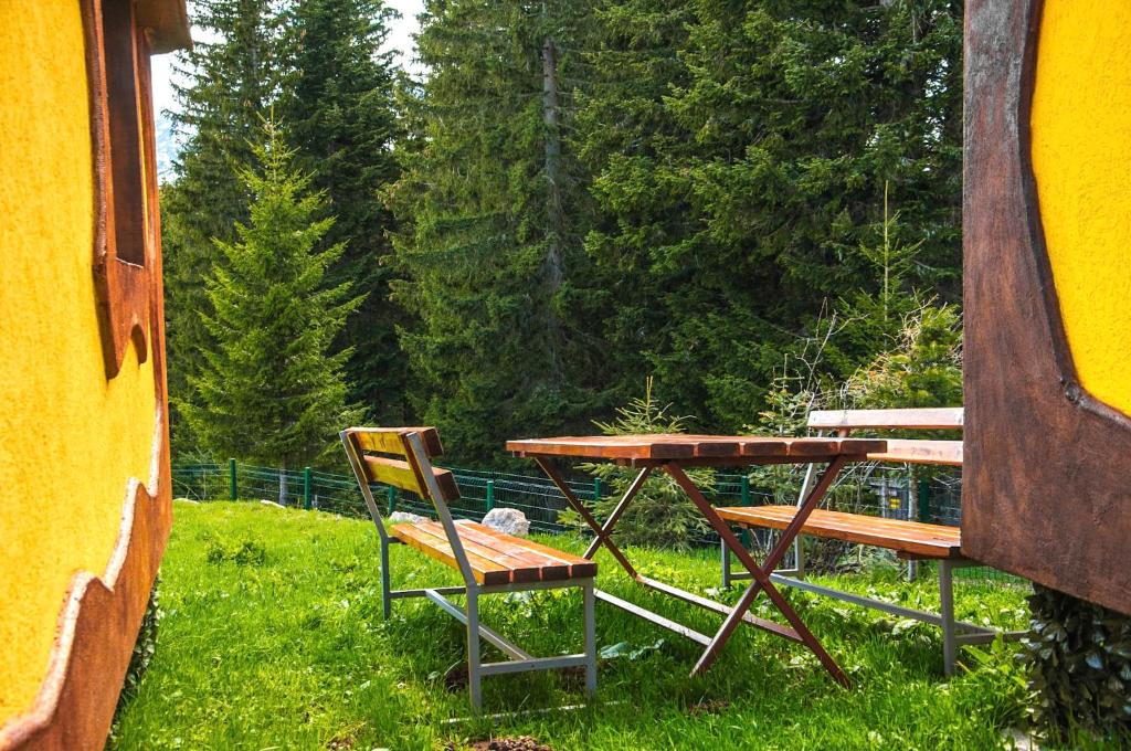 Zahrada ubytování Bungalows Fairy tale