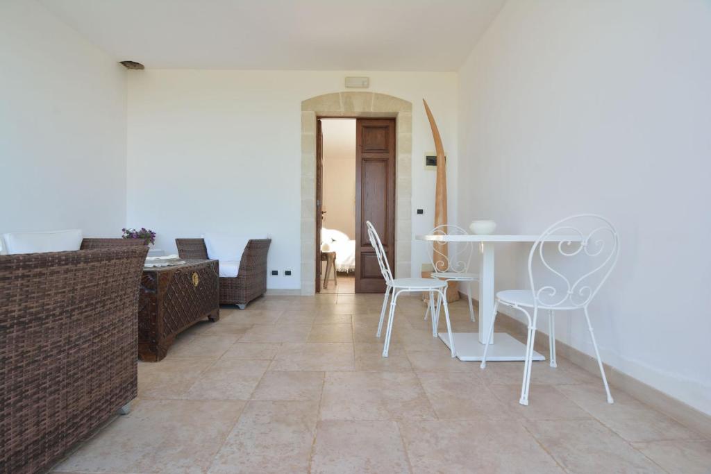 Posezení v ubytování AGRITURISMO Masseria Spetterrata