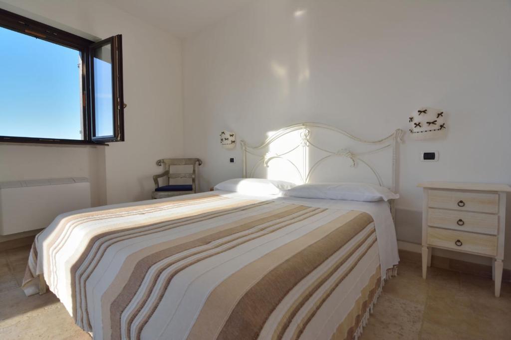 Postel nebo postele na pokoji v ubytování AGRITURISMO Masseria Spetterrata