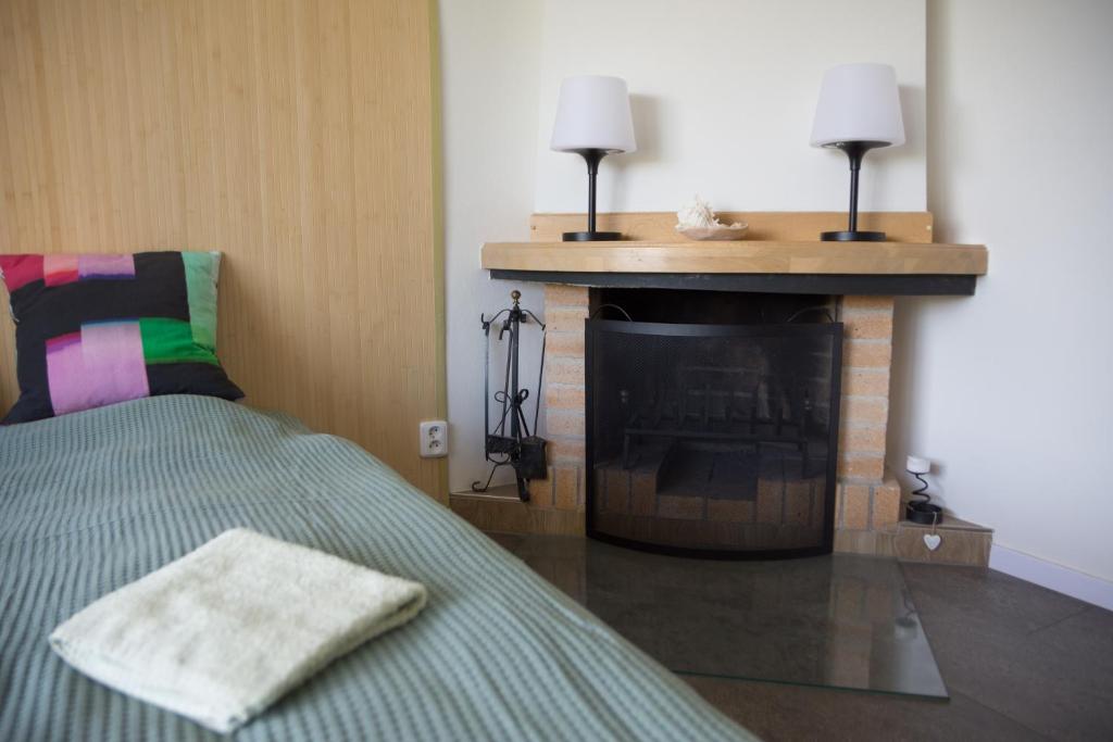 Postel nebo postele na pokoji v ubytování Sunny apartment