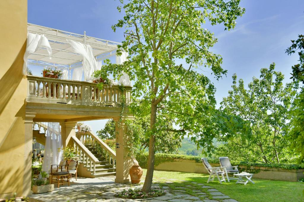 Zahrada ubytování Villa Carlotta con piscina