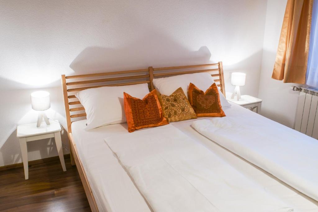 Postel nebo postele na pokoji v ubytování Schrotthof