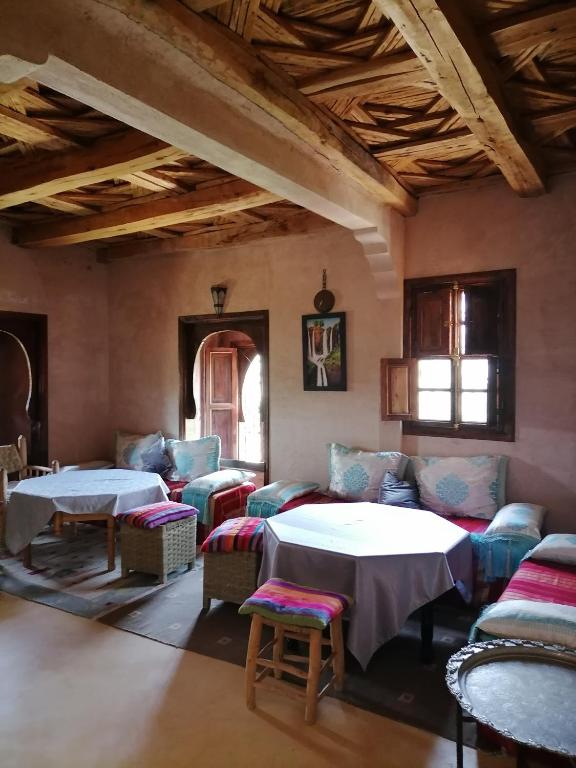 Voodi või voodid majutusasutuse Chambre d'hôtes aya toas