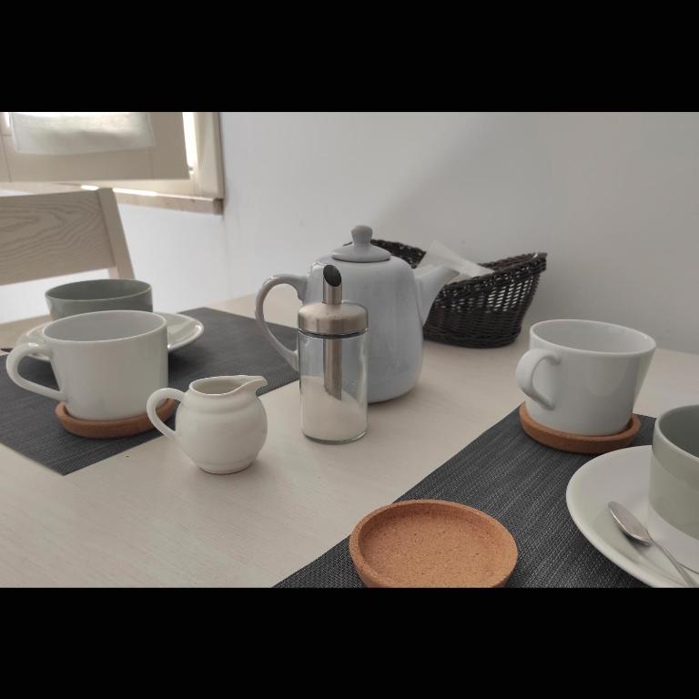 Coffee and tea making facilities at Casa Trapani Liberty
