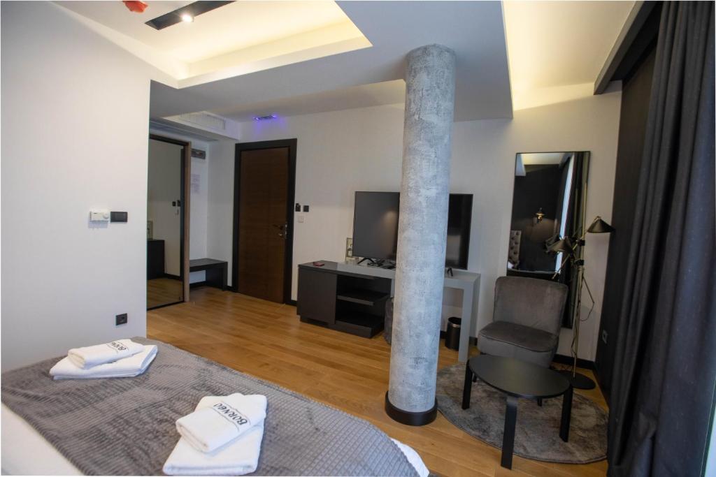 Posezení v ubytování Hotel Borneo