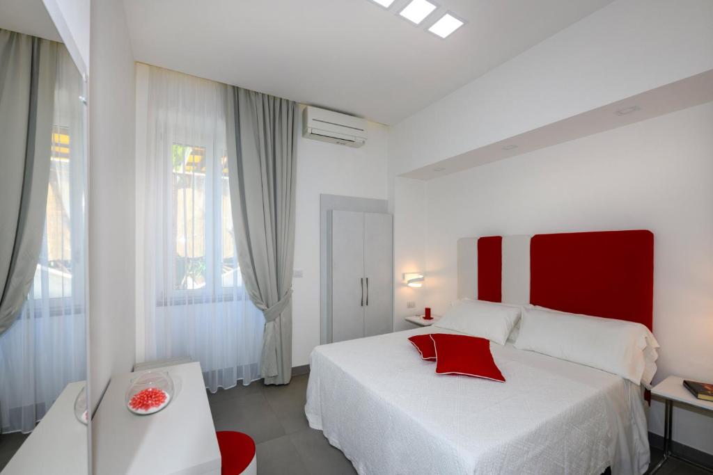 Posteľ alebo postele v izbe v ubytovaní Casa Rispoli Praiano