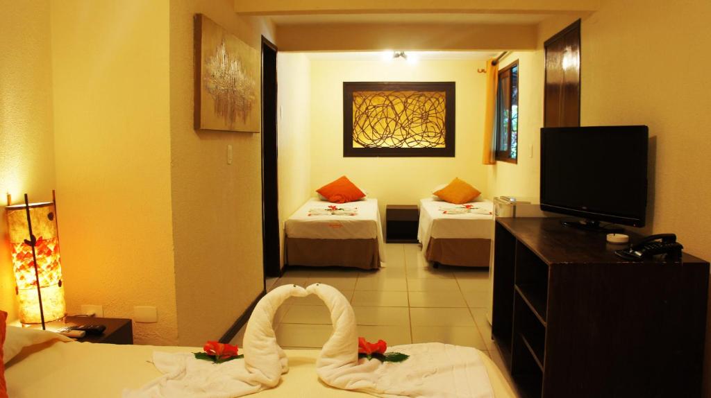 Hotel Aconchego Porto de Galinhas - Habitación Cuádruple Con Balcón
