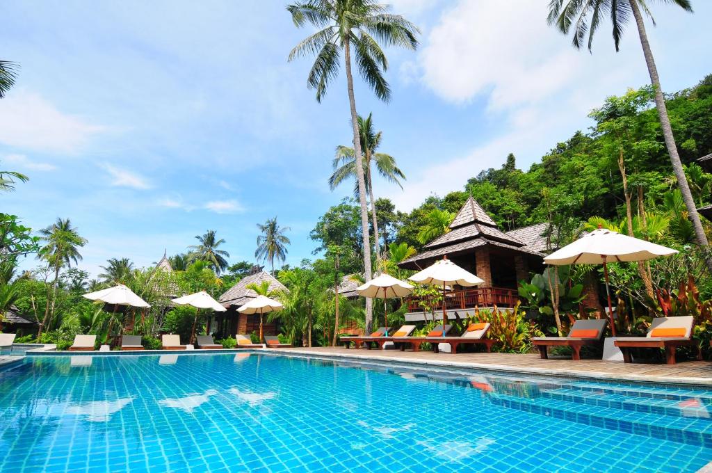 Bazén v ubytování Aonang Phu Pi Maan Resort & Spa nebo v jeho okolí