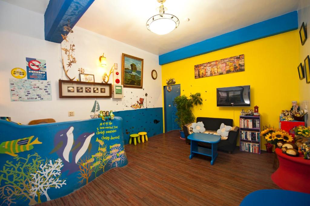 TV a/nebo společenská místnost v ubytování Captain Homestay