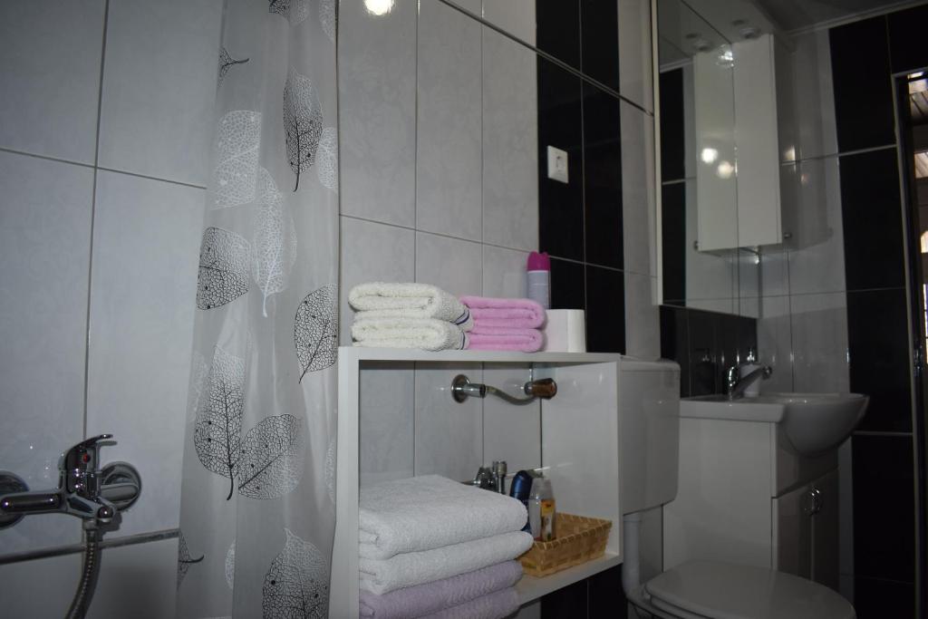 Kúpeľňa v ubytovaní Apartman Rukavina