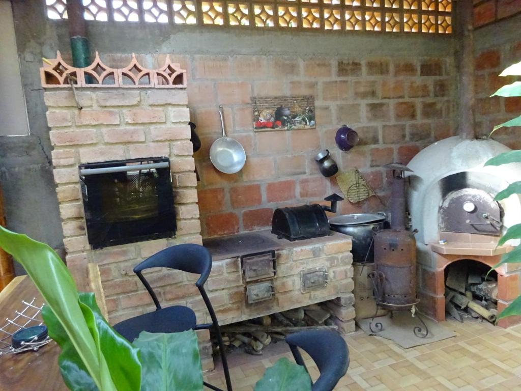Χώρος καθιστικού στο Villa Ester Hostel Vereda Cay