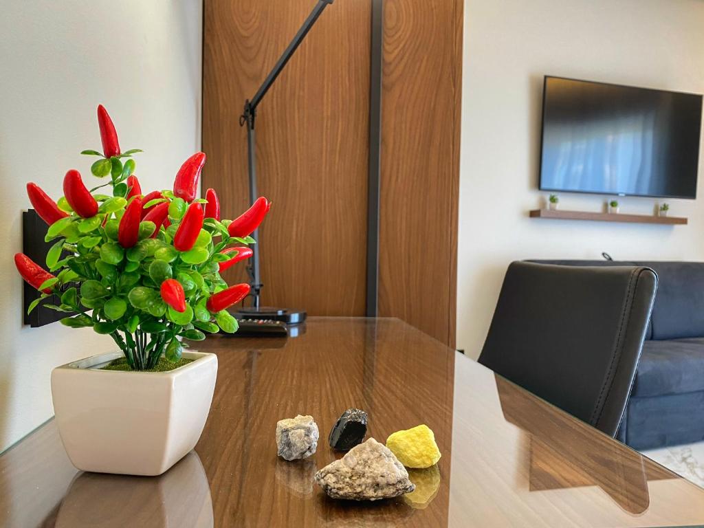 Telewizja i/lub zestaw kina domowego w obiekcie B&B BorgiaRooms