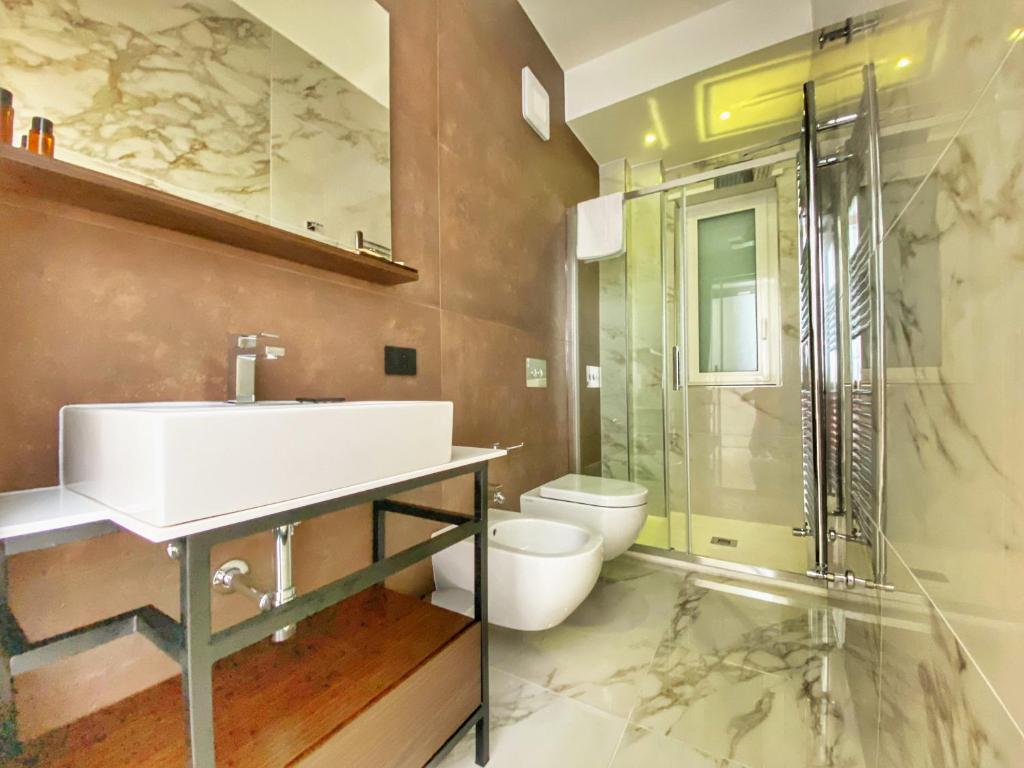 Łazienka w obiekcie B&B BorgiaRooms