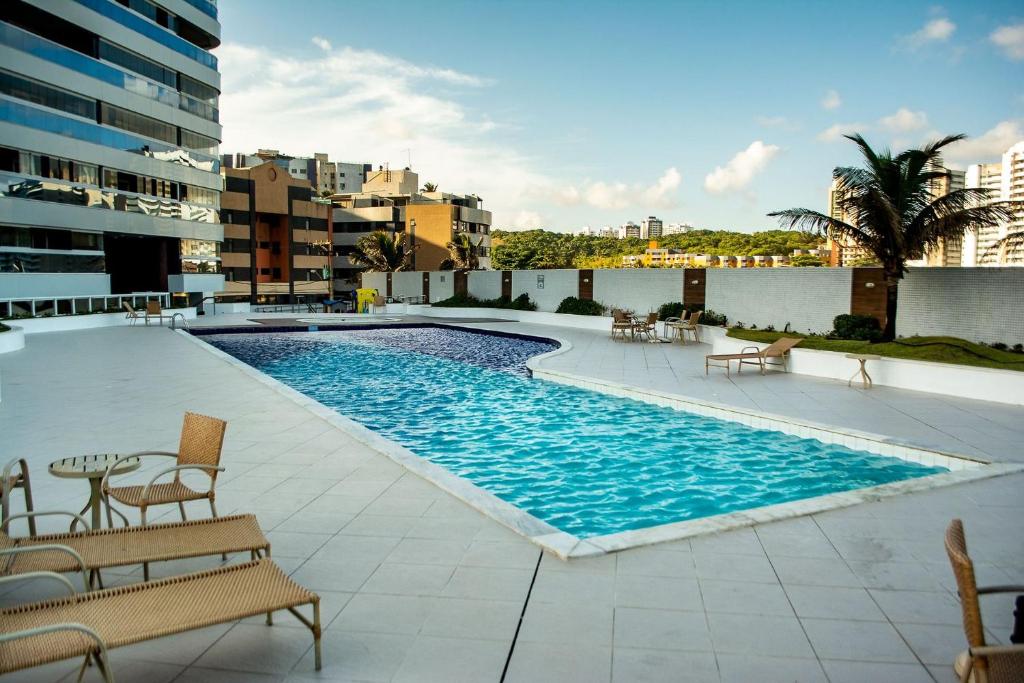  Apartamento em Salvador de frente para o mar
