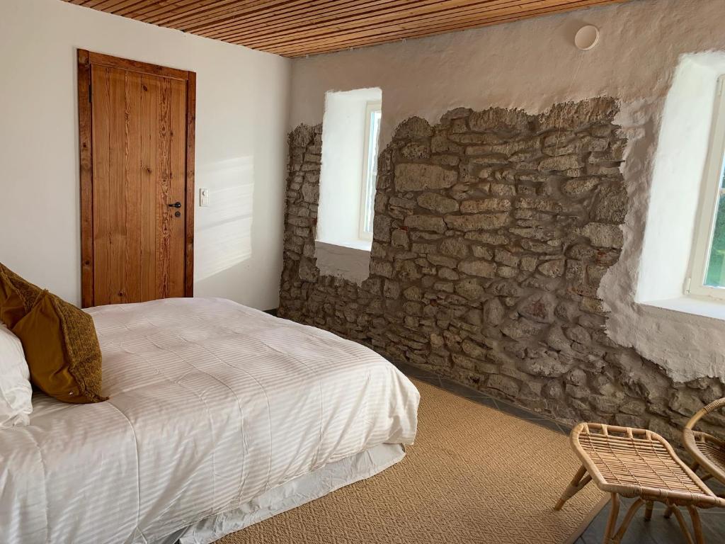 Postel nebo postele na pokoji v ubytování Pilguse Residency