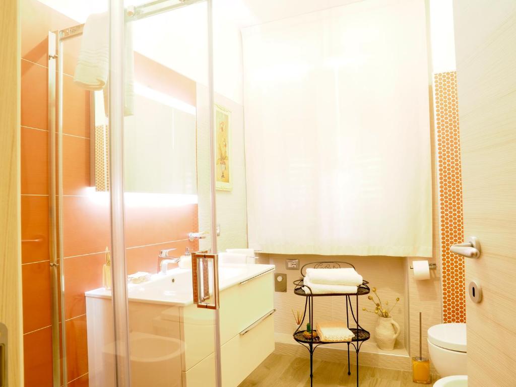 Kúpeľňa v ubytovaní B&b La Rocca