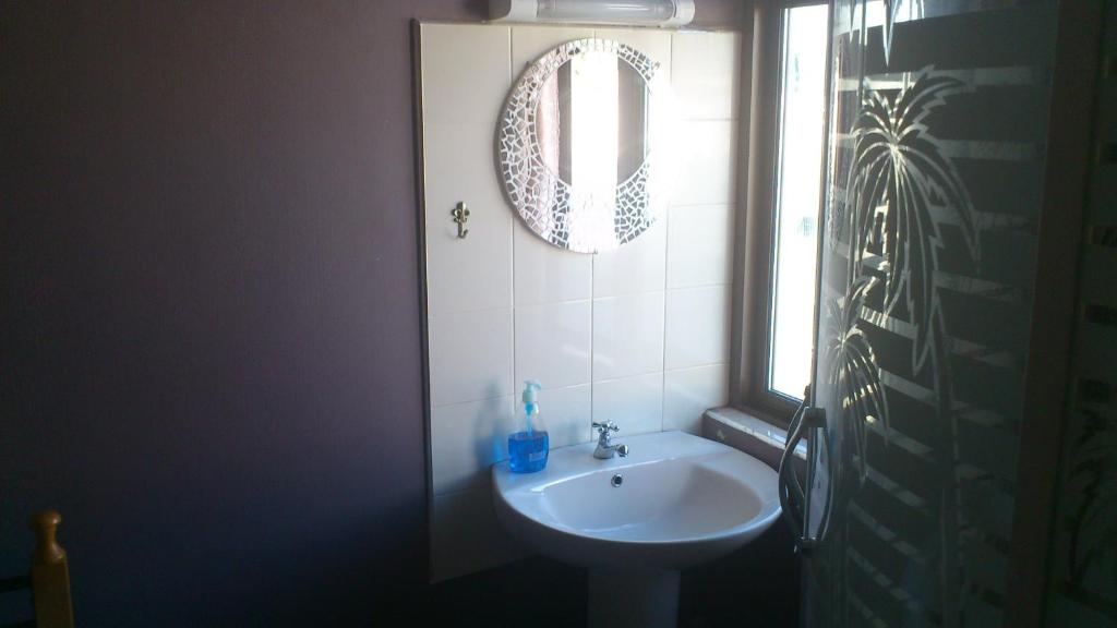 Koupelna v ubytování Tyvabro Guesthouse