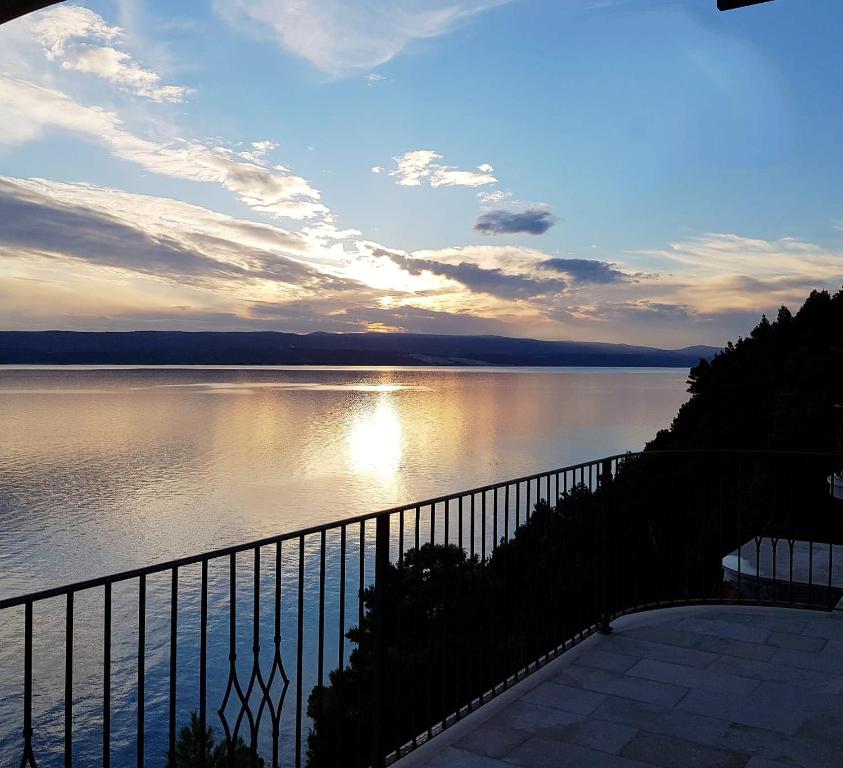 a view of a large body of water at Villa Jana in Marusici 