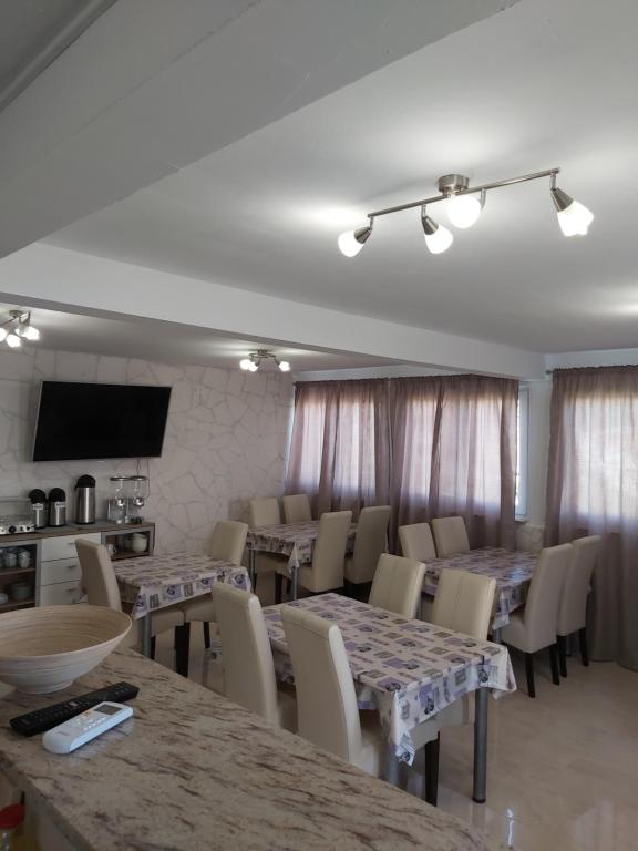 TV a/nebo společenská místnost v ubytování B&B Sobe Magdalena