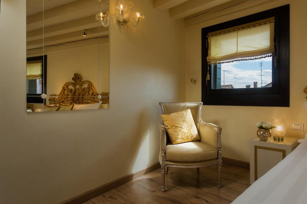 Posezení v ubytování Relais Venezia