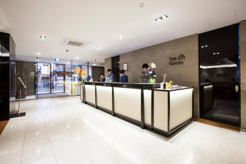Vstupní hala nebo recepce v ubytování The Grand Hotel Myeongdong