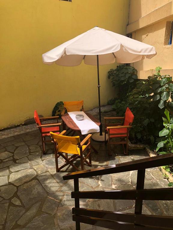 Patio nebo venkovní prostory v ubytování Anthoula House Sarti