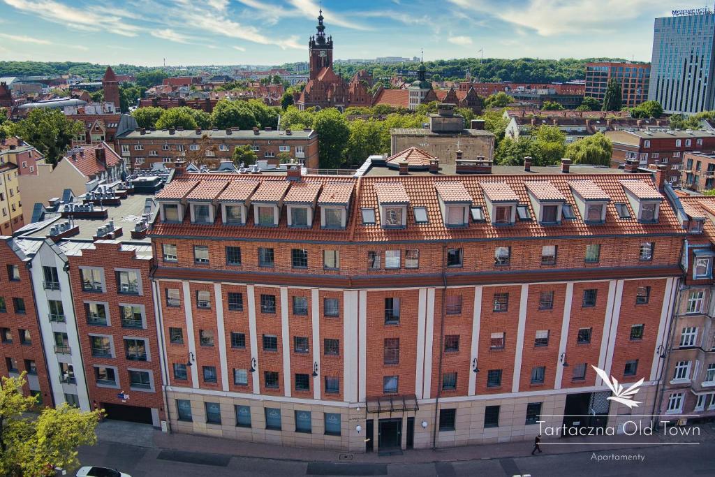 Výhľad na mesto Gdansk alebo výhľad na mesto priamo z apartmánu